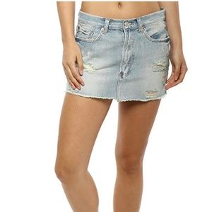 Mixology/Brooklyn Karma Distressed Denim Mini